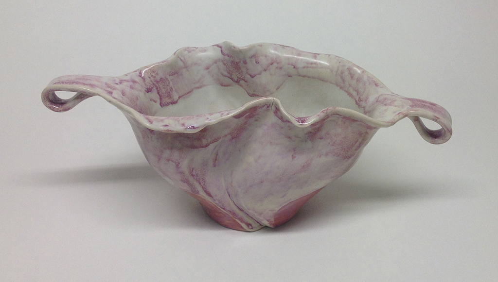 Red & White Bowl, view A