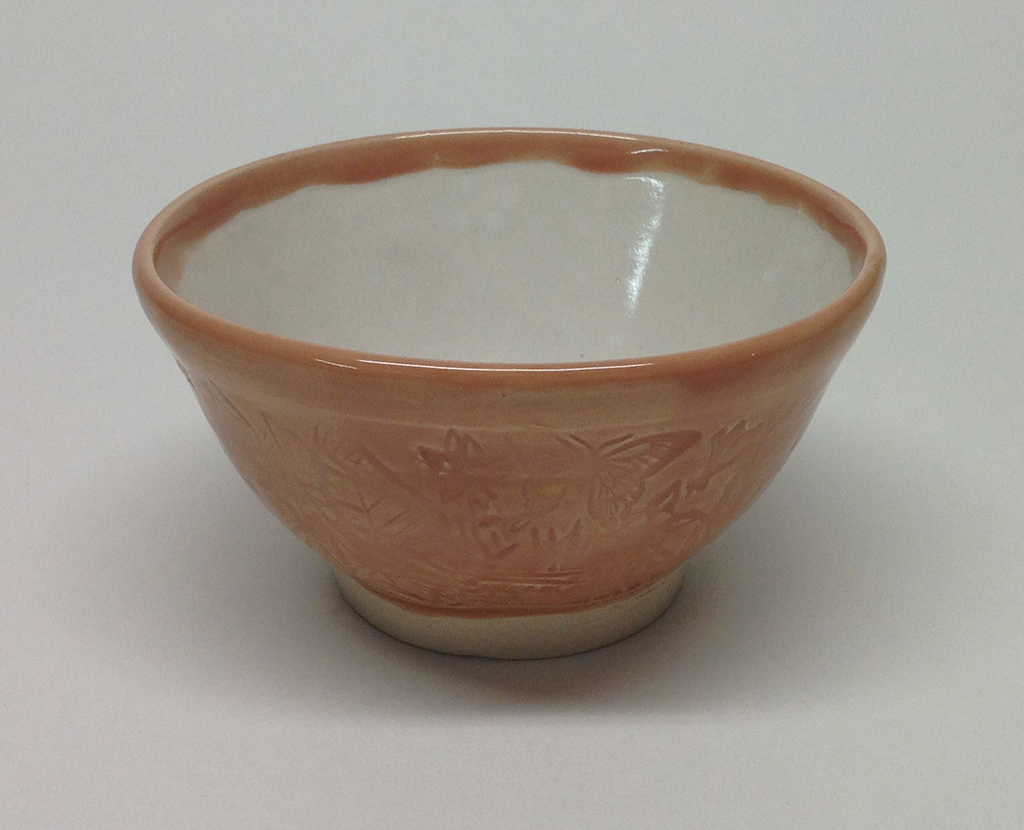 Small Peach Bowl, view A