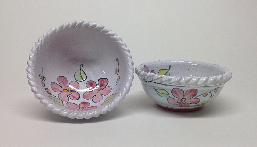 Two Floral Bowls, view B