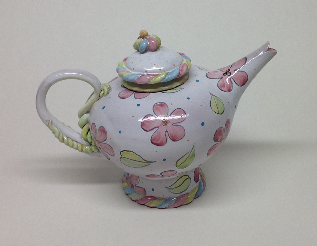 Floral Teapot, view A